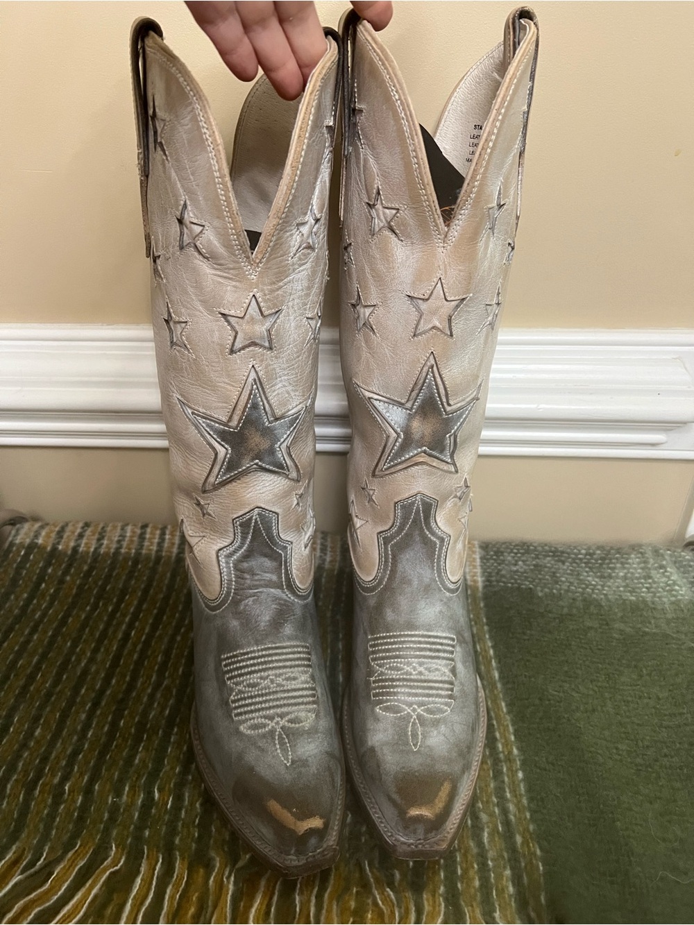Freebird by Steven Starzz Western Boots in Ice Multi